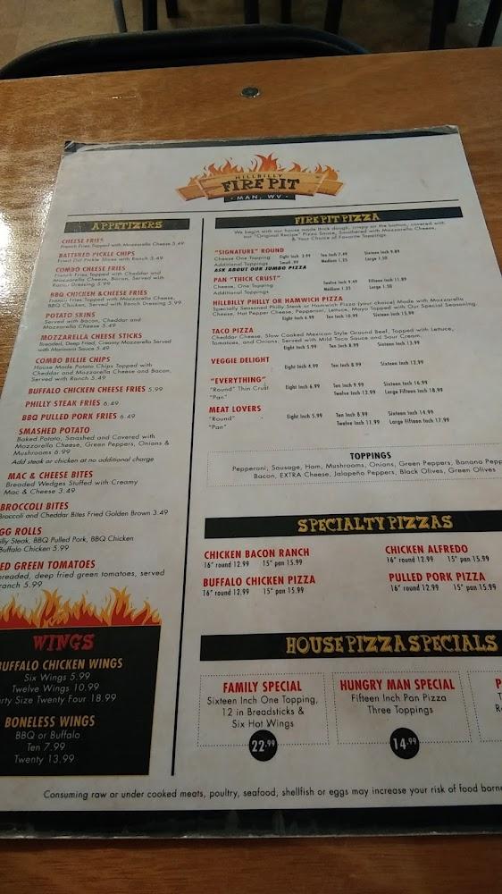 Fire Pit Pizza Menu image 4